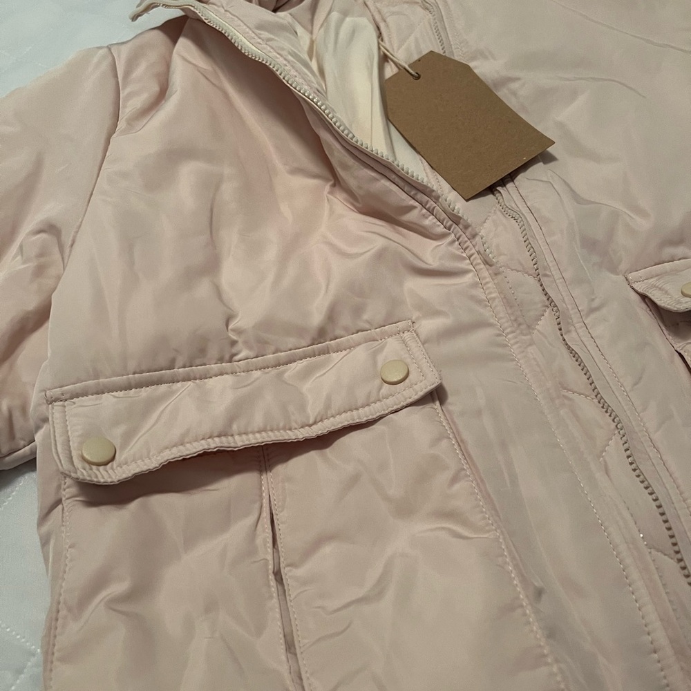 Women's Pink Puffer Jacket